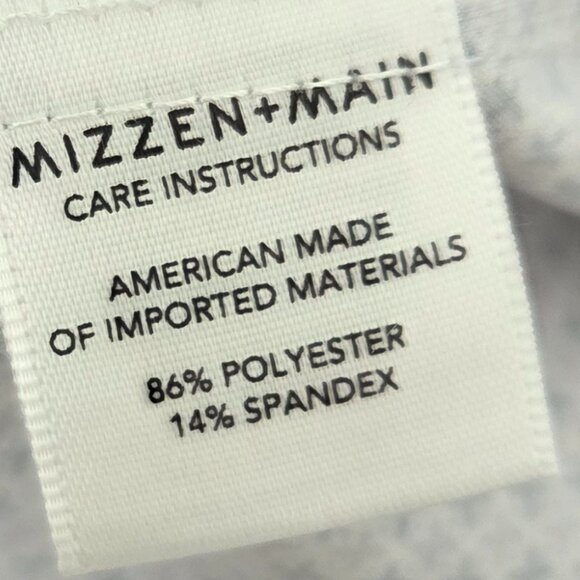 Mizzen+Main Shirt Men Leeward Collection M Purple Black White Geometric Stretch - Picture 5 of 5